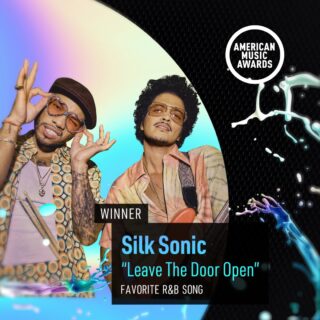 【朗報 ‼】2021 American Music Awards にて“Silk Sonic”が『Favorite R&B Song』を受賞 ‼